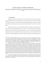 pdf an essay about law dom and morality some chosen and pdf an essay about law dom and morality some chosen and revised considerations on aspects of enforcement of morality by the law