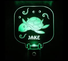 Sea Turtle Night Light Personalized Etsy