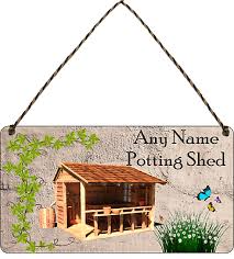 Potting Shed Garden Signs Plaques Shed