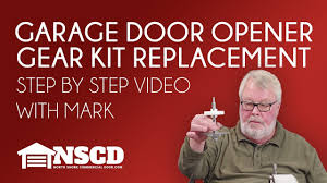replace a garage door opener gear kit