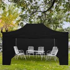 Outdoor Patio Black Canopy Tent