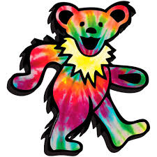 magnet grateful dead bear logo sign
