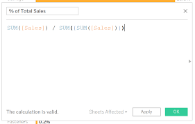 create a percent of total in tableau