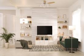 decorate a wall behind your tv stand
