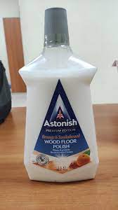 wood floor polish with orange and