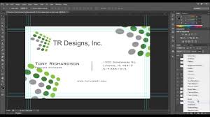 You can print on your business card paper, but if you don't want to waste it, print on regular copy paper and then hold the printed copy over the card paper to make sure the lines match up. Business Card Tutorial Create Your Own Photoshop Youtube