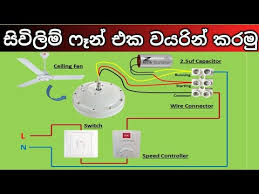 capacitor ceiling fan wiring diagram