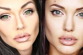 angelina jolie makeup transformation