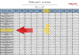 Parlanti Passion Sizing Guide Official Parlanti Shop