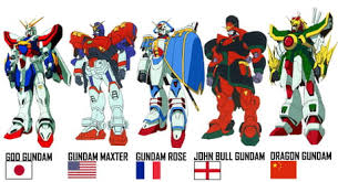 Gundam is a long running series of humongous mecha anime shows started by yoshiyuki tomino in 1979, trope maker for the real robot genre, and the gundam anime franchise is split amongst many different continuities and timelines. List Of Gundams In Each Countries G Gundam 9gag