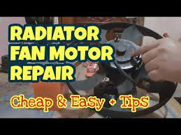 how to repair a radiator fan motor
