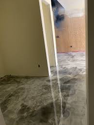 metallic epoxy floor installed at