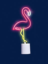 Large Flamingo Neon Light Burke Decor