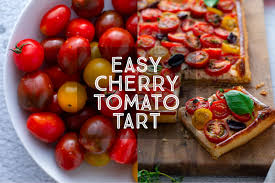 How to make an Easy Cherry Tomato Tart - Days of Jay