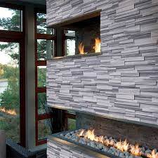 Rockmount Gray Marble Stacked Stone