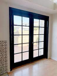 How To Paint French Doors Black The