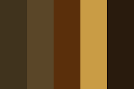 caramel chocolate color palette
