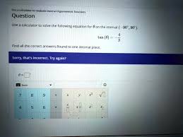 Solved Use Calculator To Solve The