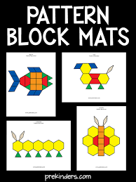 Pattern Block Mats Prekinders