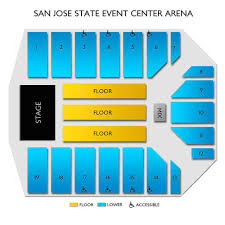 San Jose State Event Center Arena 2019 Seating Chart