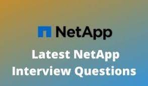 netapp interview questions and answers