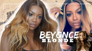 A month after dyeing her hair dark brown, beyoncé showed up to the nba finals game with new light blonde highlights. Beyonce Blonde Hair For Brown Girls Diy Youtube