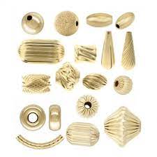 gold filled beads for jewelry