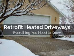 See home designs with heated driveways. Heating An Existing Driveway Heated Driveway Driveway Concrete Walkway
