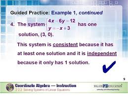 solving systems of linear equations