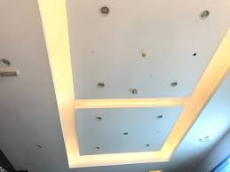 suspended gypsum false ceiling design