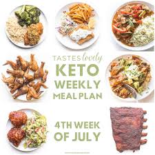 keto weekly meal plan july week 4