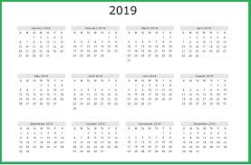 Monthly Calendar Creator 2019 Printable Free Calendarscom