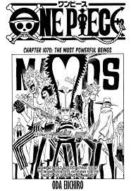 Let's talk about Chapter 1070's cover page : r/OnePiece