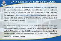 University of Dar es Salaam-
