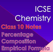 empirical formula cl 10 chemistry icse