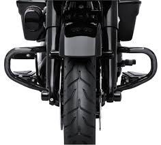 harley davidson chopped engine guard gloss black