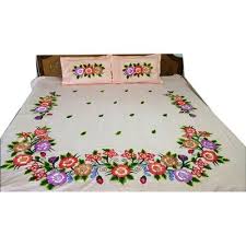 king size cotton bed sheet size 230 x