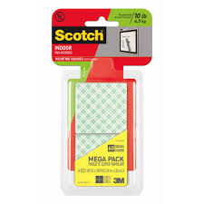 3m Scotch 2 In X 2 In Permanent Double Sided Indoor Mounting Squares Megapack 60 Pack