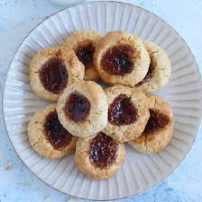 jam drop cookies gluten free recipe