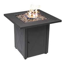 gray square fire pits outdoor
