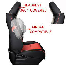 Tapha Faux Leather Seat Cover Set For