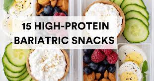 high protein bariatric snacks