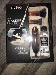stylpro makeup brush cleaner drying