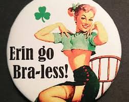 Erin go braless | Etsy