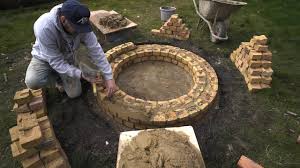 how to build a fire pit in your garden