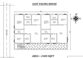 X40 2bhk East Facing Twin House Plan