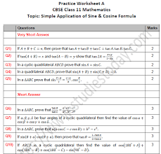 Cbse Class 11 Maths Simple