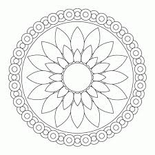 Browse into our different mandalas for kids and adults by difficulty level : Mandala Coloring Pages Easy Coloring Home