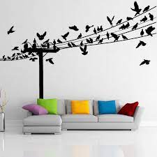 Birds On Wire Wall Decal By Artollo