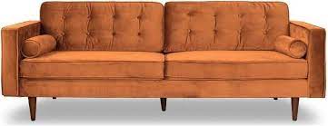 Casey Burnt Orange Sofa By Ashcroft